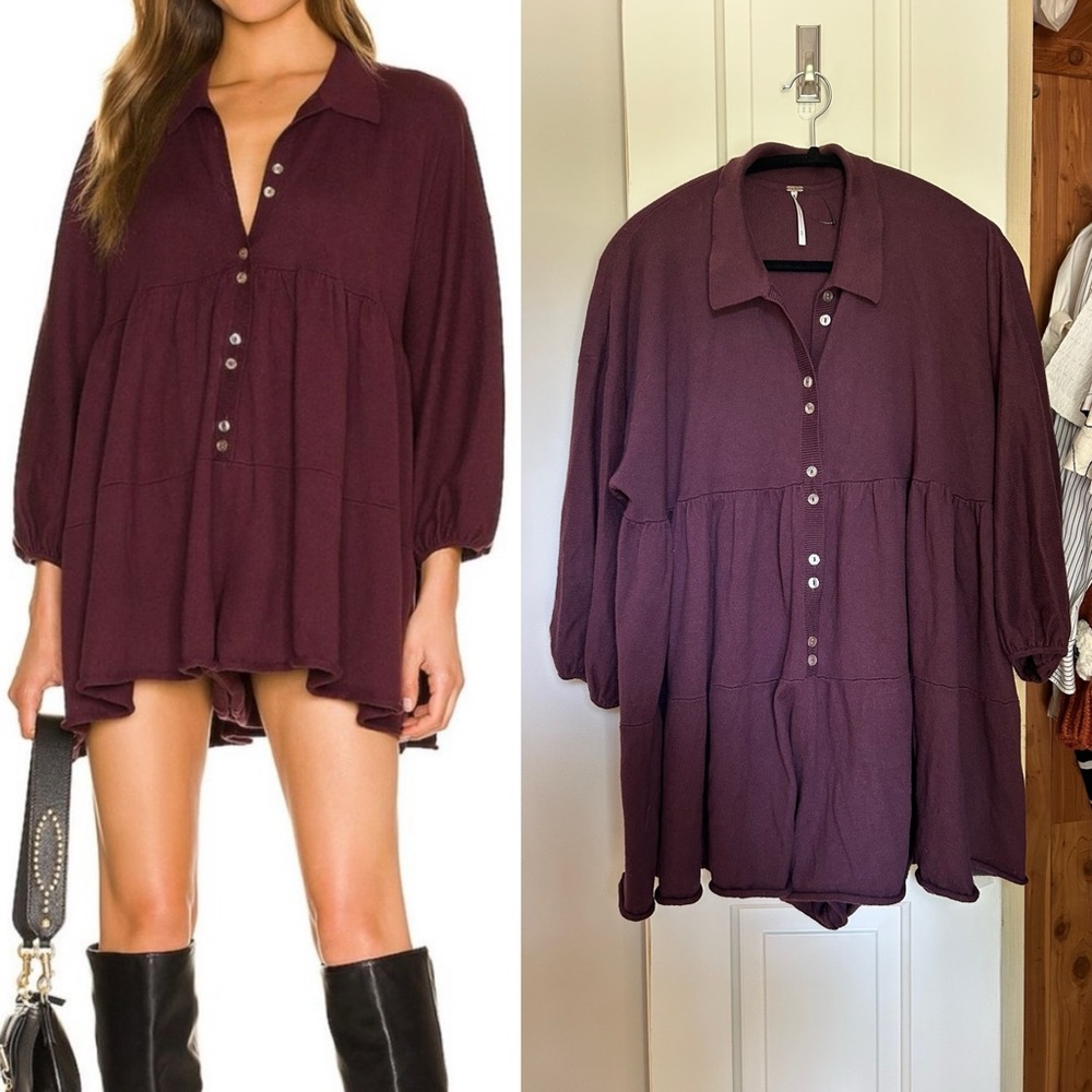 NWOT Free People cashmere blend sweater romper